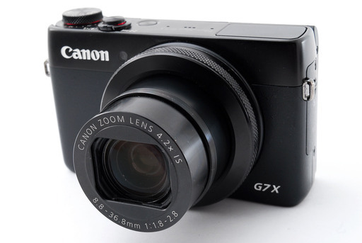 CANON POWERSHOT G7X パワーショット コンデジ★極上美品★自撮り\u0026Wi-Fiでスマホへ転送！元箱、8GB新品SDカード付き！