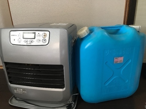 4999円 灯油ストーブ+灯油缶一つ