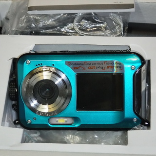 防水カメラ デジタルカメラ 水中カメラ フルHD 1080P 防...