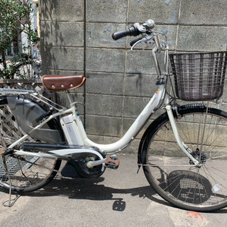 電動自転車 ヤマハ PAS Natura 6Ah 26 ホワイト 電動アシスト付き自転車