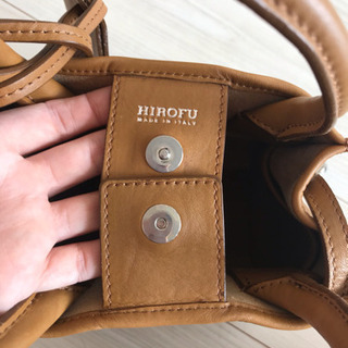 ヒロフ キャメル色 ハンドバッグ (未使用品) | ciaco.com.ve
