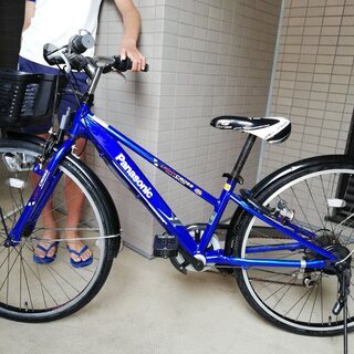 26インチ子供用自転車（パナソニック青色）
