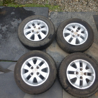 スバル　サンバー純正　アルミ　4本　PCD100