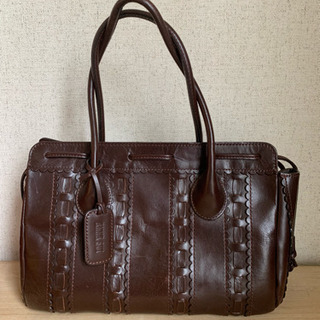 ANNA SUI 全面本革バッグ