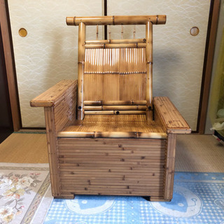 貴重‼︎ 値下げ前提‼︎竹細工 職人によって作り上げられた椅子