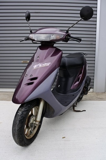 ホンダ・Dio(ディオ)　AF27　バッテリー新　セル・灯火類OK！実働　レアな純正パープル！旧車