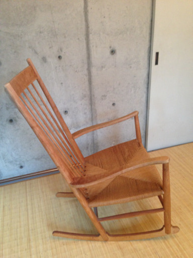 木製 椅子 北欧 ロッキングチェア ハンス・J・ウェグナー デンマーク製 フレデリシア FREDERICIA オーク材