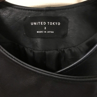 UNITED TOKYO ライダースジャケットブラック