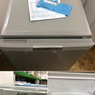 超美品【 MITSUBISHI 】三菱 121L 1ドア 冷凍庫 ストッカー フリーザー 庫内霜取り不要 整理しやすいケース式収納 MF-U12