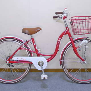 【値引不可】中古22インチ子供用自転車 オートライト サドル新品