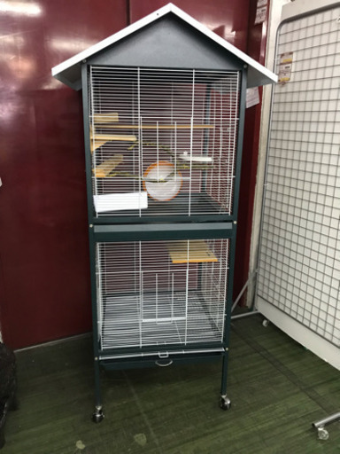 ペッゲージ 大型鳥小屋★78992 キャスター付