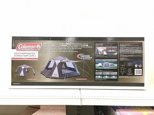 【 Coleman(コールマン) ウェザーマスタースクリーンタープコア２ 未使用品 参考価格11万前後 】