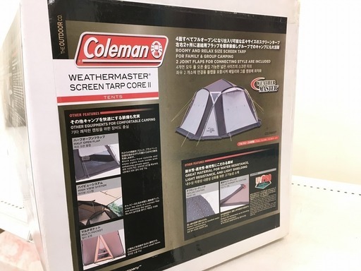 Coleman(コールマン) ウェザーマスタースクリーンタープコア2 未使用