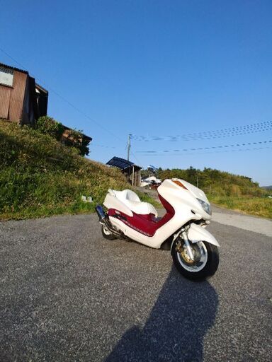 個人分割***「「Ok  ご相談くださいね！るる」」値下げしました。現車確認と、試乗してください。ヤマハ　マジェスティ250 5連メーター　カッコいいマシンです、