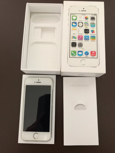 iPhone5s Silver 64GB docomo 超美品 Apple iPhone 5s 64GB docomo