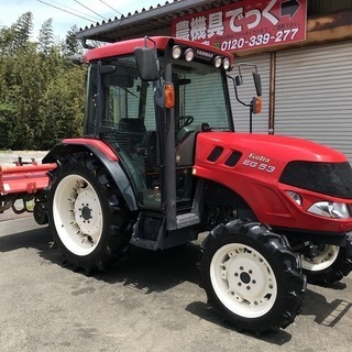 【SOLD OUT】ヤンマ トラクター EG53 53馬力 キャビン エアコン パワステ 自動水平 ニプロロータリー
