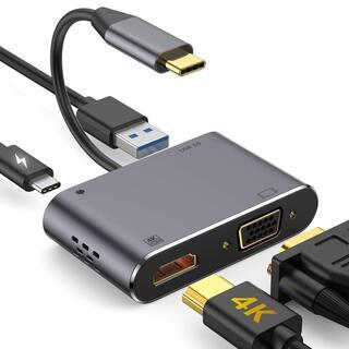 【全国対応・新品未使用】 USB Type c ハブ VGA H...