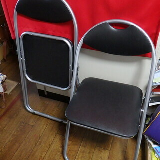 ほとんど未使用　会議用折りたたみ椅子　ミーティング　セミナーに！