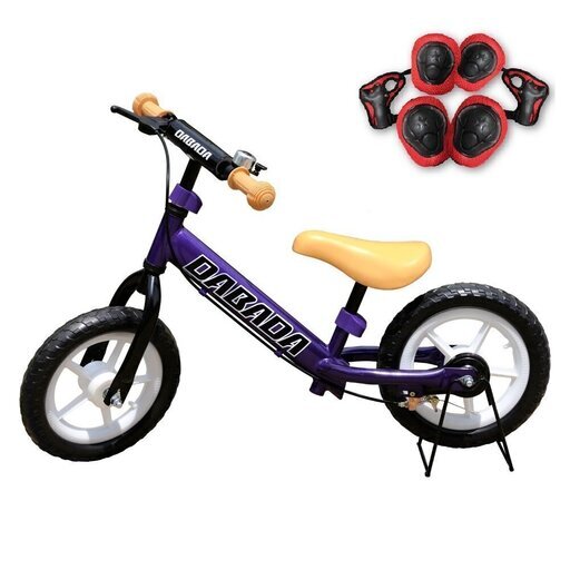 新品 ランバイク ペダルなし自転車 子供用 スタンド付き 軽減ブレーキ付き バランス 2歳 5歳 Purple Yangkiji 蕨のキッズ用品 その他 の中古あげます 譲ります ジモティーで不用品の処分