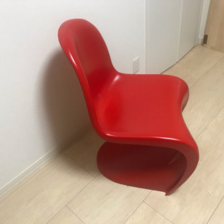 椅子 デザイナー チェアー 赤