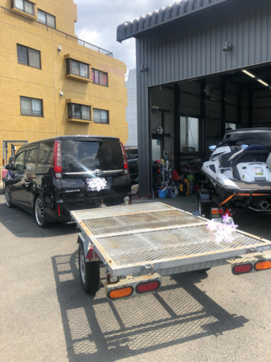 マルチトレーラー 軽トレーラー バイク 積載 キャンプ 車検有