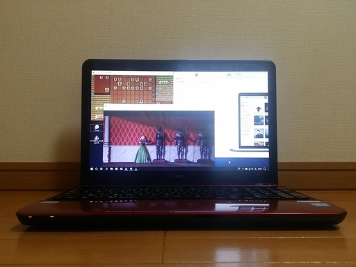【きれいなレッド】Windows10 i5 SSD搭載 NECノートパソコン 麻雀、将棋ソフト付き！  USBマウスプレゼント中 (15.6型 Office2016)