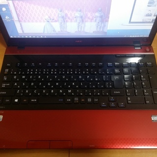 きれいなレッド】Windows10 i5 SSD搭載 NECノートパソコン 麻雀、将棋