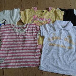 [終了] ☆Tシャツ&ポロシャツ☆ 100 110 キッズ 女の...