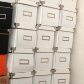 IKEA収納BOX 一箱でCD23枚収納可能 まとめて28個で3...
