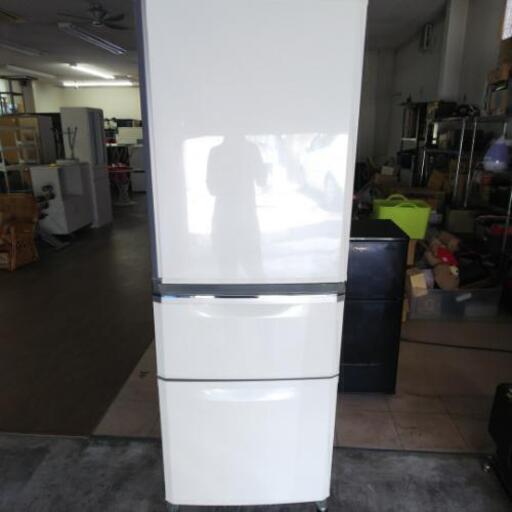 三菱 ノンフロン冷凍冷蔵庫 MR-C34W-W 2013年製