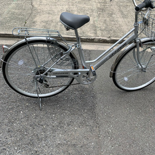 ノーパンク自転車 27インチ 変速6段
