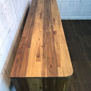 【在庫処分大特価】 テレビ台 テレビボード ローボード TVボード アカシア無垢材 165cm アジアン ヴィンテージ