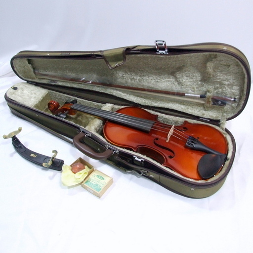メンテ済み 鈴木バイオリン 4/4 No FS-10 ケース 美品 弓 肩当 松脂