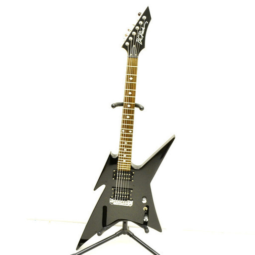 B.C.Rich アイアンバード ブラック 調整済み 変形 ロック メタル スラッシュ (0220299942-T)