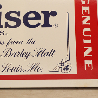 琺瑯看板 ホーロー Budweiser バドワイザー （6ER1669Yw）