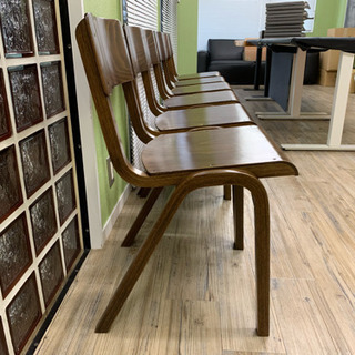 スタッキングチェア ナチュラルアンティーク椅子