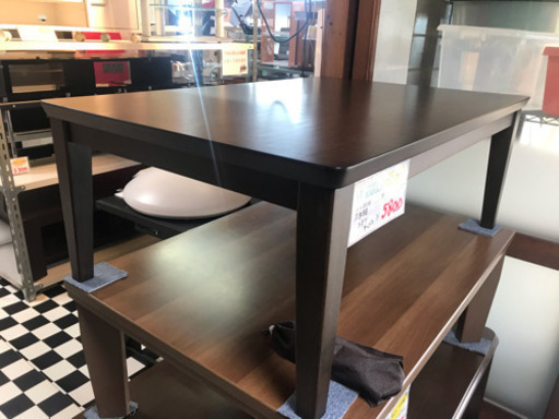 【リサイクルサービス八光　田上店　配達・設置OK】リビングこたつ (コラムS 8060） ニトリ こたつ】【リサイクルサービス八光 田上店 配達・設置OK】ニトリ
