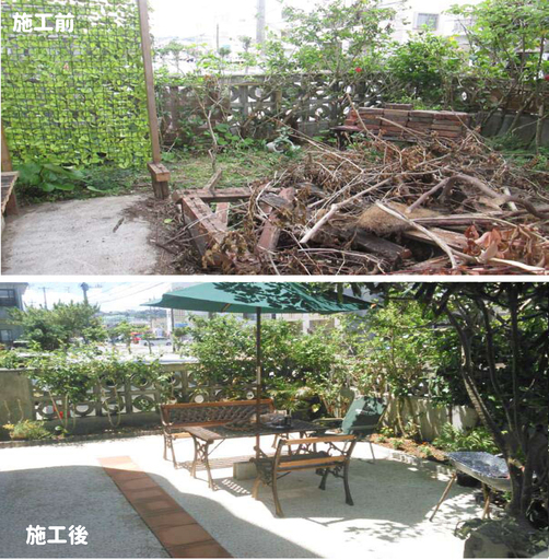 庭 駐車場の透水性舗装工事 沖縄環境建設 沖縄の植木 庭木植え替えの無料広告 無料掲載の掲示板 ジモティー