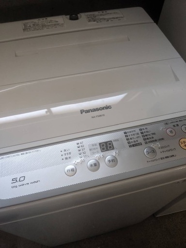 北九州市福岡市内配達無料 パナソニック 全自動洗濯機 5k 2017年製 NA 