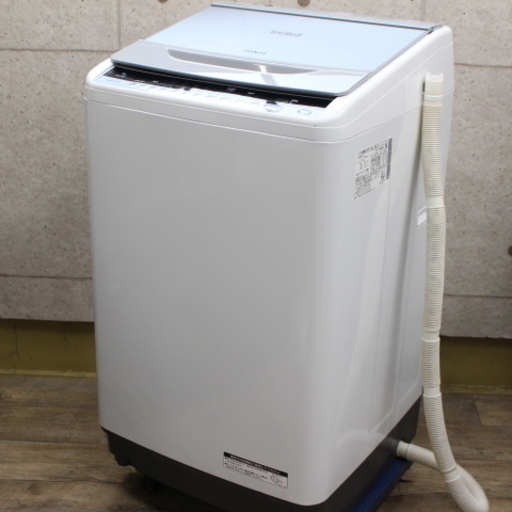 Ｒ043)日立 BW-9WV S 2016年製[ビートウォッシュ 全自動洗濯機 （9kg） シルバー]HITACHI