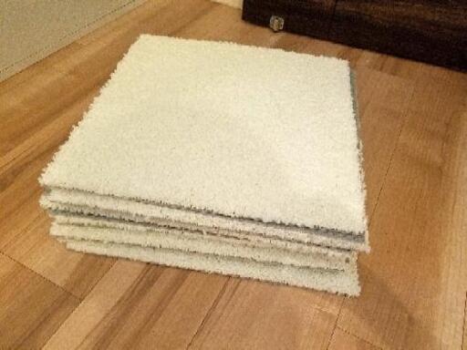 新品 26枚有 白 タイルカーペット 40 40 Rope 渡辺橋のカーペット マット ラグの中古あげます 譲ります ジモティーで不用品の処分