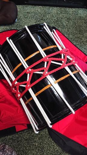 担ぎ桶 尺六 馬皮 ※専用ケース付