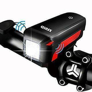 【新品未使用！】自転車 ヘッドライト LED充電式 USB