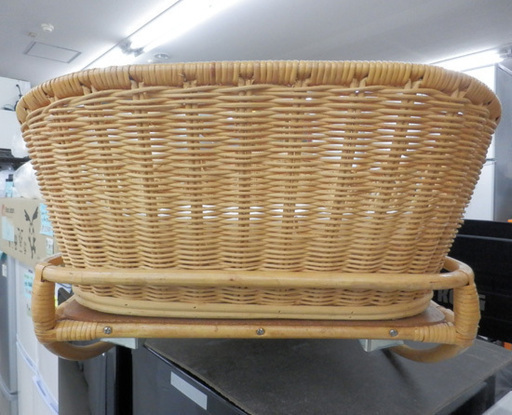 PayPay対応 ラタン ベビーベッド クーハン+クーハン台 籐 ゆりかご