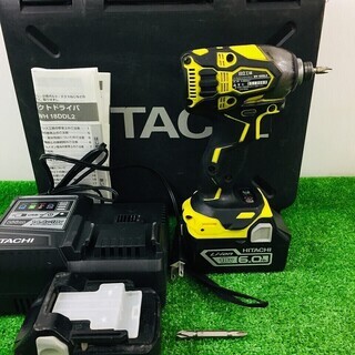 HiKOKI(旧日立工機) コードレスインパクトドライバ WH18DDL2 イエロー【リライズ野田愛宕店】【店頭引取限定】【中古品】１点限り早い者勝ち！