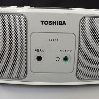 【値下げ！】TOSHIBA 東芝 CDラジオ 白 TY-C12 ...