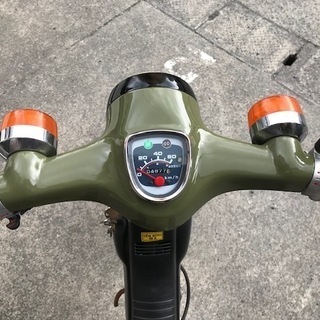 スーパーカブ 81ccボアアップ グリーン 美車 鹿児島市