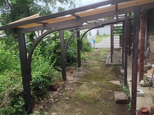 自転車置き場 バイク置き場 駐輪場 アパート経営 マンション 不動産トタン屋根 Bozu 清瀬のその他の中古あげます 譲ります ジモティーで不用品の処分
