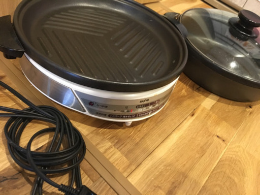 SANYO ホットプレート 中古
