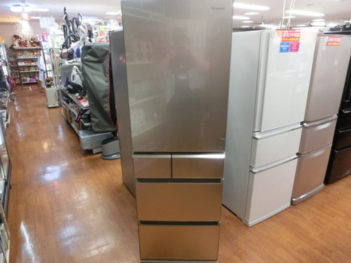 【安心6ヶ月保証】5ドア冷蔵庫 Panasonic NR-E438TG-N 2014年製 426L【トレファク上尾店】